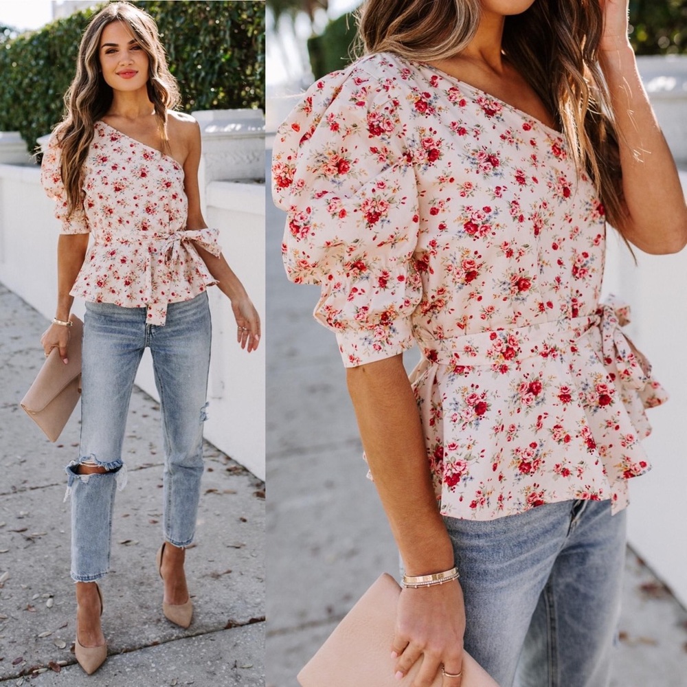 Vici Merci Bouquet One Shoulder Too